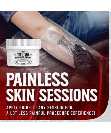 InKorporated Premium Tattoo Numbing Cream - Fast-Acting Lidocaine Cream for Tattoos, Laser Hair Removal & Brazilian Waxing - Vitamin E-Infused Relief in 5-15 Mins - 30ml (1 Oz) - Buy Online on GoSupps.com