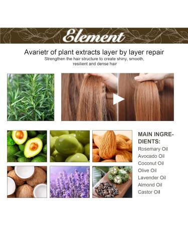 Veganic Natural Hair Growth Oil - Carvenchi Organic Rosemary Oil for Hair Growth Vegan Hair Oil for Dry and Damaged Hair Promotes Growth and Thickness - Buy Online on GoSupps.com