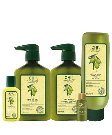 CHI Naturals Olive Oil Treatment Masque 6oz - Nourishing Hair Care - Buy Online on GoSupps.com