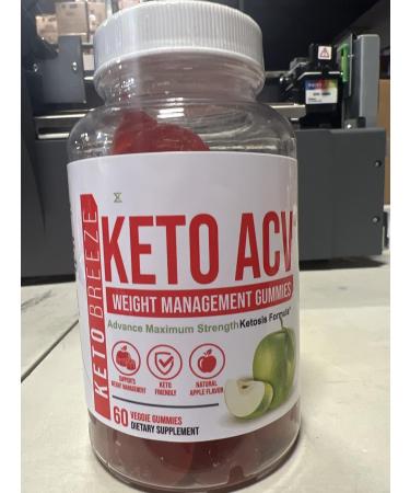 Keto Breeze ACV Gummies (5 Pack) - Keto Breeze Gummy Bears S (300 Gummies) - Buy Online on GoSupps.com