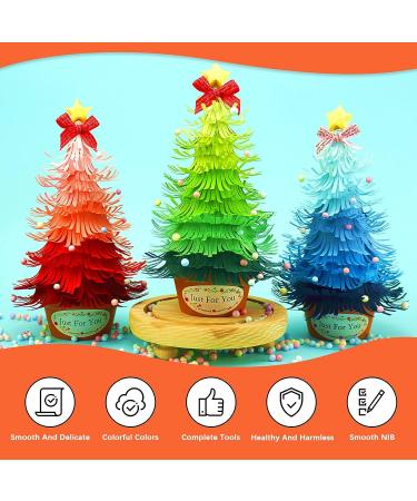 Tanstic Paper Quilling Kit - 64Pcs, 45 Colors, 900 Strips - DIY Handcraft Set for Beginners - Buy Online on GoSupps.com