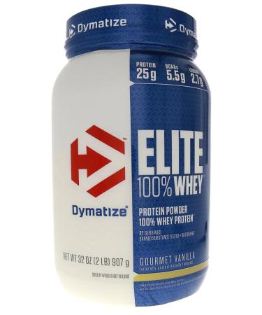 Dymatize Elite 100% Whey Protein Gourmet Vanilla - 2 lbs