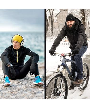 Alpidex Underwire Gloves | Light Warm Running Gloves | Thin Liner for Winter Sports - Black - Buy Online on GoSupps.com