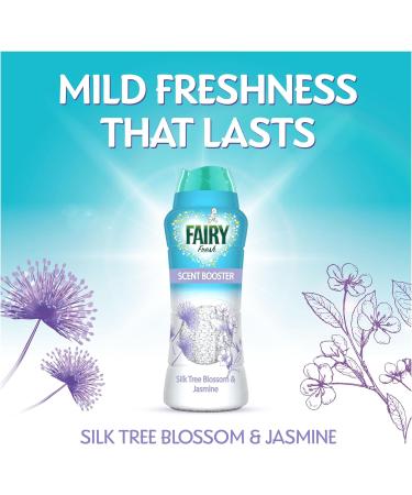 Fairy In-Wash Scent Booster Laundry Beads For Mild Freshness That Lasts Suitable for Sensitive Skin Silk Tree Blossom & Jasmine (570g) - Buy Online on GoSupps.com