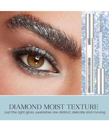 Yfjyxen Diamond Glitter Mascara Glitter Mascara Colorful Shiny Diamond Glitter Eyelash Mascara Long Lasting Sparkling Eyelashes Thick and Long Mascara Volume(1PCS) - Buy Online on GoSupps.com