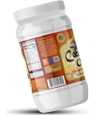 Rani Coconut Oil (100% Pure Natural Coconut Oil) 15 fl oz (444ml) Pack of 12 Cold Pressed NON-GMO | Gluten Free | Kosher | Vegan | 100% Natural | Packed in USA Coconut Oil 15 Fl oz (Pack of 12) - Buy Online on GoSupps.com