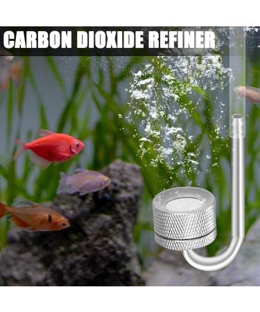 VAILEAL CO2 Diffuser for Aquariums - Oxygen Atomizer with Suction Cups & U-Pipe | Ideal for All Aquarium Types - Buy Online on GoSupps.com