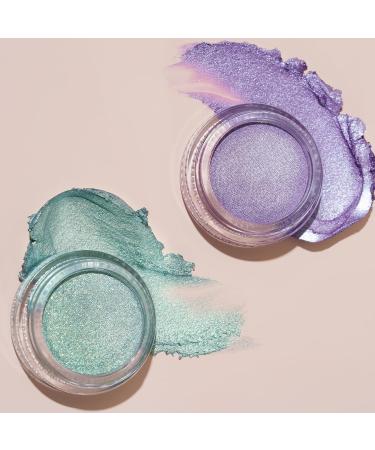Oulac Glitter Eyeshadow Cyber Mint | High Pigment & Waterproof | Vegan Cruelty-Free Metallic Finish | Durable Eye Makeup 06g - Buy Online on GoSupps.com
