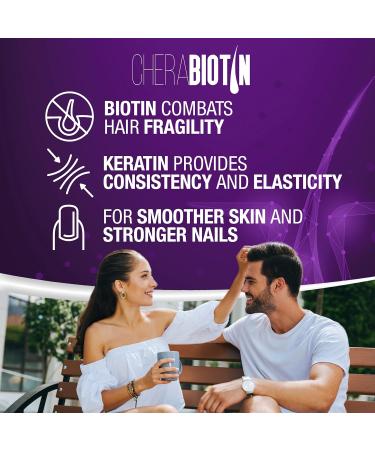 Cherabiotin Biotin Hair Growth â€“ 240 Micro Tablets with Keratin & Zinc for Women | Anti-Hair Loss & Healthy Skin - Buy Online on GoSupps.com