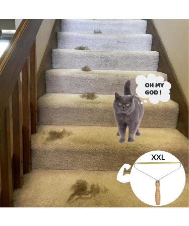 2024 XXL Reusable Manual Razor & Lint Remover - Perfect for Carpets Sofas & Cars - Effectively Removes Pet Hair Dust & Debris - 24cm Size - Buy Online on GoSupps.com