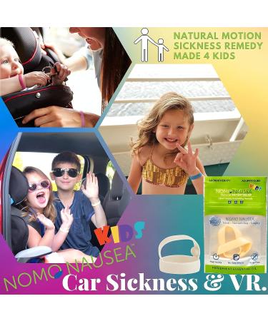 NoMo Nausea Kids Waterproof Bands - Instant Relief for Motion Sickness & More - Buy Online on GoSupps.com