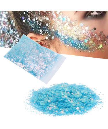 Nail Chunky Glitter Dazzling Luster Widely Use Nail Art Confetti DIY Unique Nails for Crafts Making for Body Decoration(HC37) - Buy Online on GoSupps.com
