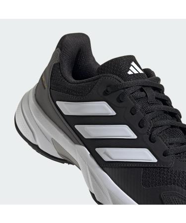 Buy Adidas Men's Courtjam Control Sneakers - 40 2/3 EU - Core Black/Cloud White/Grey Four | International Shipping Available - Buy Online on GoSupps.com