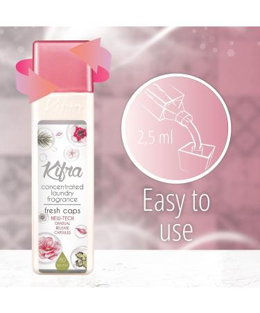 KIFRA FRESH CAPS 200ml Concentrated Laundry Fragrance - 80 Washes - Buy Online on GoSupps.com