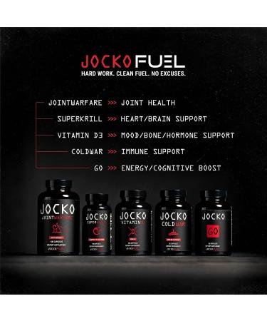 Jocko Fuel Vitamin D3 5000IU Supplements - Supports Immune System & Bone Health - 360 Servings - Buy Online on GoSupps.com