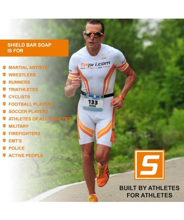 Solpri Shield Tea Tree Soap Bar 4 oz (2 Pack) with Lemongrass Eucalyptus Oil - Skin Safe for Jock Itch & Athlete's Foot - Buy Online on GoSupps.com