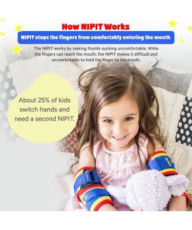 Stop Thumb Sucking for Kids | Nipit Stop Thumb & Finger Sucking (Ages 2-7) - Reusable Solution - Buy Online on GoSupps.com