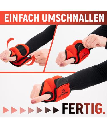 NeoLymp Adjustable Velcro Wrist Weights 0.5kg - Non-Slip Hand & Ankle Training Cuffs for Enhanced Intensity | 2 Set Weight Training Equipment - Buy Online on GoSupps.com