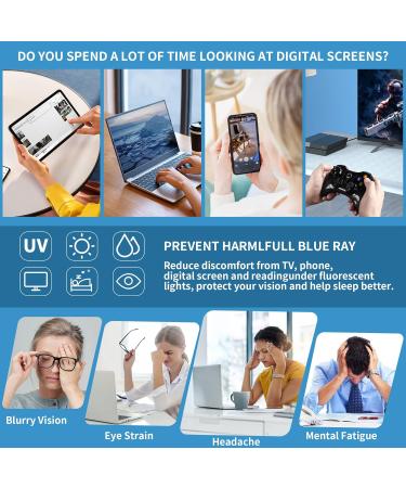 GLINDAR Cat Eye Blue Light Blocking Glasses | Vintage Narrow Square Acetate Eyewear | Stylish Computer Glasses 55mm - Buy Online on GoSupps.com