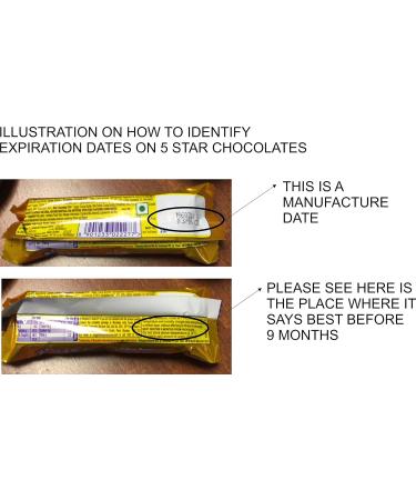  Cadbury Cadbury Cadbury 24g 5 Star Chocolate Bars - Pack of 12 - Buy Online on GoSupps.com