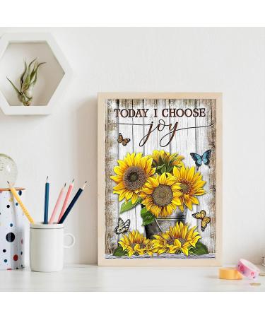 Sunflower Cross Stitch Kit for Adults - Beginner Friendly 11CT Stamped Cross-Stitch Kit - Needlepoint Crafts - 11.8x15.7inch - Buy Online on GoSupps.com