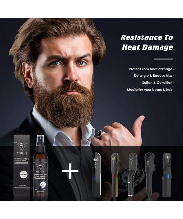 VIKICON Shield Beard & Hair Heat Protectant Spray - Prevent Damage & Breakage - Buy Online on GoSupps.com