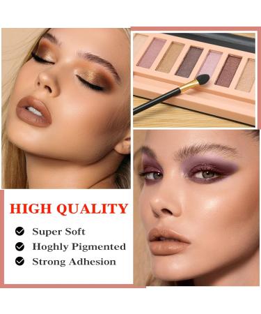 Naked Eyeshadow Palette - 12 Natural Shimmer Glitter Colors - Long Lasting & Waterproof - Smokey Eye Makeup - Includes Brush - Buy Online on GoSupps.com