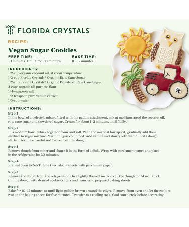 Florida Crystals Organic Powdered Raw Cane Sugar 16 OZ Pouch (Pack of 2) - 32 Ounces - Buy Online on GoSupps.com