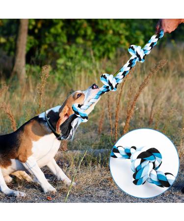 Indestructible Rope Dog Toys for Large Breeds | 90cm 5 Knots - Perfect for Aggressive Chewers - Buy Online on GoSupps.com