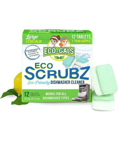 Eco-Gals Eco Swirlz Washing Machine Cleaner - 36 Count Tablets with Bonus Eco Scrubz Dishwasher Cleaner - Buy Online on GoSupps.com