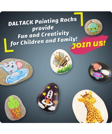 DALTACK 15PCS Large River Rocks for Painting - 2-3 Inches DIY Flat Stones for Hand-Painted Art - Buy Online on GoSupps.com