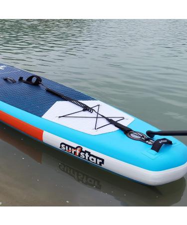 Surfstar 10' Coiled SUP Leash - Paddleboard Ankle Safety Strap - Buy Online on GoSupps.com