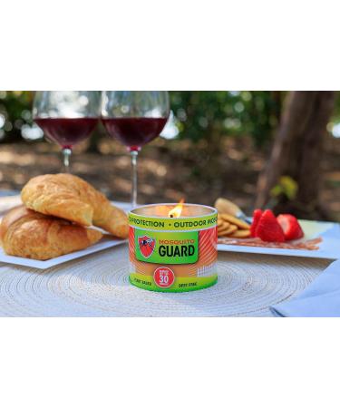 Buy Mosquito Guard 12oz Citronella Candle - 35 Hour Outdoor Mosquito Repellent - Natural Bug Control for Patio & Indoors - Best International Shipping - Buy Online on GoSupps.com