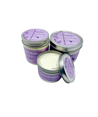 Shea Body Butter infused with Lavender Essential Oil (8 oz) 8 Ounce (Pack of 1)