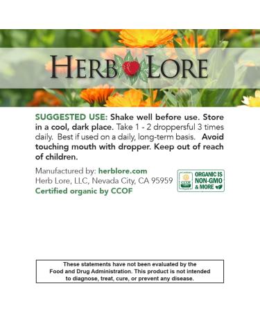 Herb Lore Organic Pregnancy Tea Tincture Liquid Red Raspberry Leaf Tea for Pregnancy & Postpartum First Trimester Labor Prep & Third Trimester Support - Buy Online on GoSupps.com