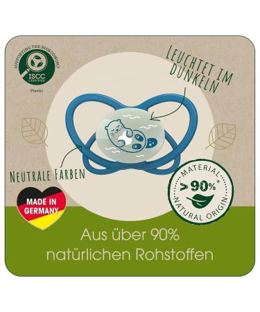Nip Schnuller My Butterfly Night Green - Eco-Friendly Silicone Pacifier for 5-18 Months | Jaw-Friendly & Light Design - Buy Online on GoSupps.com