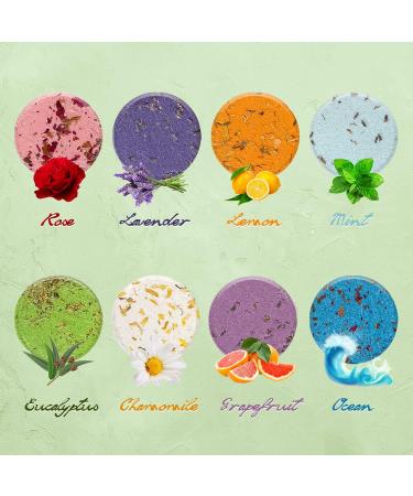 Shower Steamers Aromatherapy 12 Pcs - Essential Oil Shower Bombs for Anxiety Relief & Relaxation - Perfect Gifts for Women - 1.06 oz (Pack of 12) - Buy Online on GoSupps.com