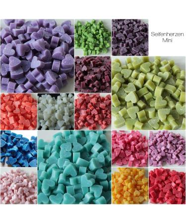  Florex Florex 50 x Mini Sheep's Milk Soap Heart Shaped Cornflower in Organza Bag - Buy Online on GoSupps.com