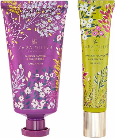 Sara Miller Beauty London Haveli Garden Hand & Lip Duo | Enriched Hand Cream | Made In The UK & Vegan Friendly | Travel Friendly Size - Buy Online on GoSupps.com
