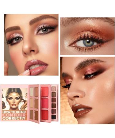 36 Color Makeup Palette in Magnetic Book Design 3Layer Eyeshadow Palette Long Lasting for Travel Party Fashion Women and Girls - Buy Online on GoSupps.com