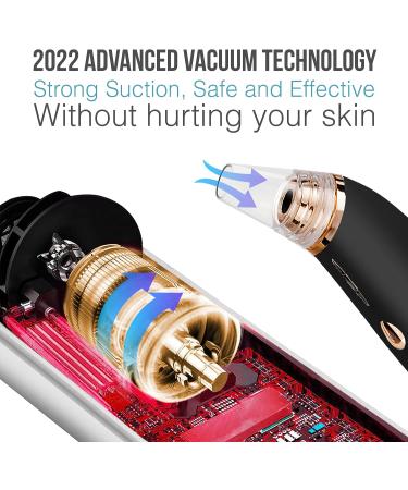 TOONZIB Rechargeable Blackhead Remover Vacuum with 4 Suction Heads & Mud Mask for All Skin Types - Buy Online on GoSupps.com