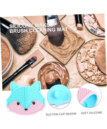 Ipetboom Fox Scrub Makeup Dry Brushing Silica Gel Makeup Brush 17x15cm Blue - Buy Online on GoSupps.com