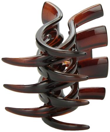 Caravan Triple XXX Large Hair Claw in Tortoise Shell Brown - 1 Count | Strong Hold for Any Amount of Hair | Unisex Hair Accessory - Buy Online on GoSupps.com