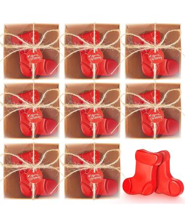 Maxcheck 50 Sets Christmas Bar Soap Gift Set - Handmade Soaps Tree Socks & Gingerbread - Perfect Christmas Stocking Stuffers & Gifts for Guests - Buy Online on GoSupps.com