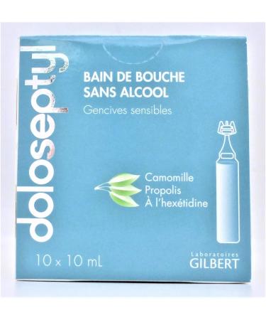 GILBERT HEALTHCARE Doloseptyl Mouthwash Single Doses 10 ml Pack of 10 - Pack of 4 - Buy Online on GoSupps.com