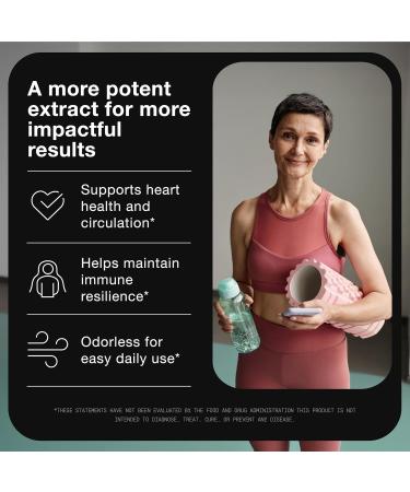 Garlic Capsules with 10,000mcg Allicin - Odorless - 50:1 Extract for Maximum Potency - Third-Party Lab Tested - 60 Vegetarian Capsules 60 Count (Pack of 1) - Buy Online on GoSupps.com