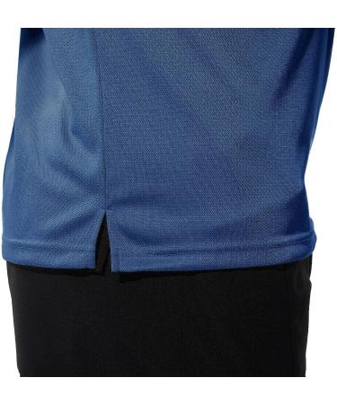 TBMPOY Men's Quick Dry Polo Shirt with Pocket - Dark Grey Blue - XX-Large - Buy Online on GoSupps.com