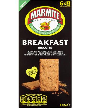  Marmite Marmite 6 x 252g Breakfast Cookies - Buy Online on GoSupps.com