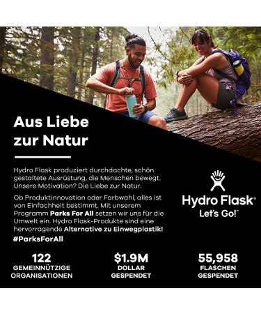 Hydro Flask Wide Mouth Bottle with Flex Cap 32 Oz Stone - Buy Online on GoSupps.com
