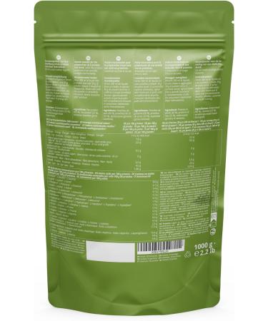 Pea Protein Powder 1 kg - Vegan Soy-Free Sugar-Free Lactose-Free Natural Protein (77% Protein) - Perfect Travel Protein | 1 Pack - Buy Online on GoSupps.com